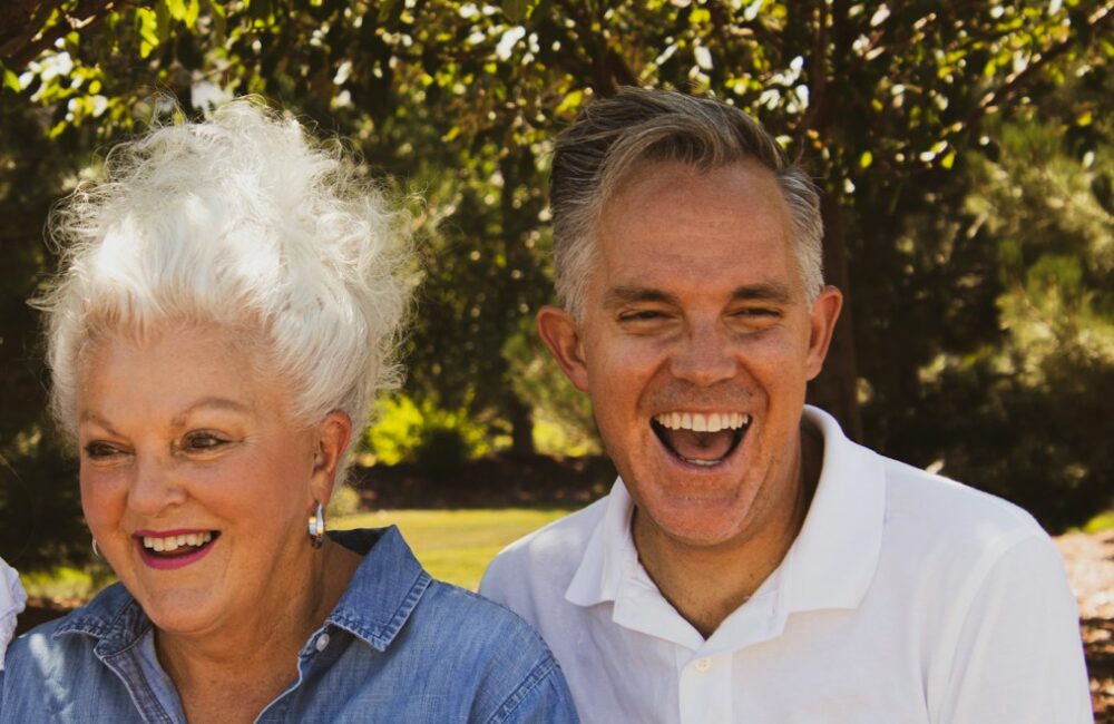 man wearing white polo shirt